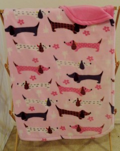 Doxie Blanket prize in the Doxie Blanket Drawing